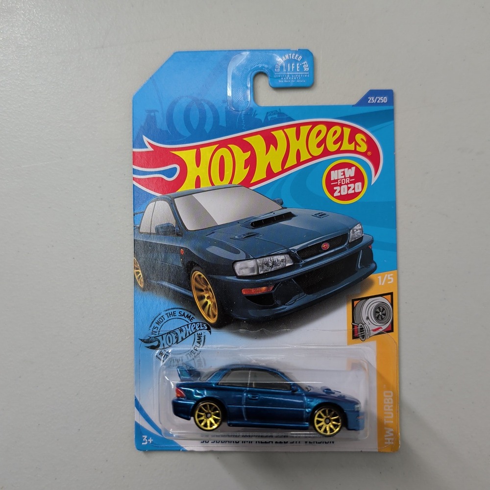 Hot Wheels 98 Subaru Impreza 22B STi-Version Blue HW Turbo 2020 GHB42 23/250